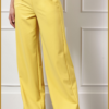 STUDIO ANNELOES- Lexie bonded trousers geel-STU250046