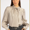 AAIKO veronne tie shimm-sandy stone-AAI240023