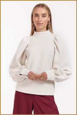 STUDIO ANNELOES - Bo honeycomb top beige -STU240332