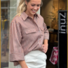 INUZ- Blouse Mia caramel-INU250199