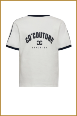 Alternative view of CO COUTURE EdgeCC Stripe V-Tee blauw COC250009