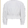 co couture Blouse SannaCC Ruffle Smock wit – white smock blouse