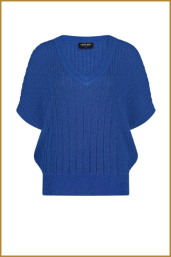 Alternative view of Lady day - Blouse Myrthe - MYP240026 blue iris