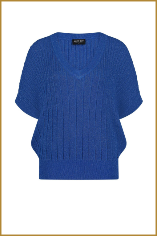 Lady day - Blouse Myrthe - MYP240026 blue iris - Afbeelding 2