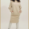 SNEAKERDRESSES- Hoodydress offwhite -SNE240032