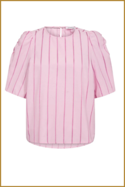 Alternative view of CO COUTURE RosalinaCC Stripe Shirt pale pink-COC250003