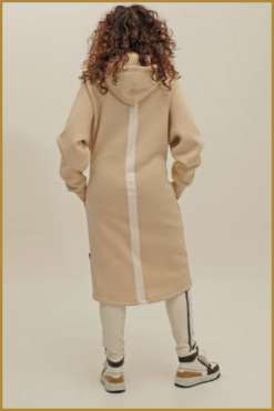 Alternative view of SNEAKERDRESSES-  Hoodydress offwhite -SNE240032