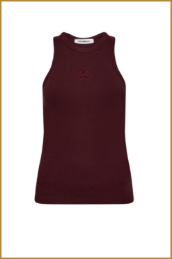 Alternative view of CO COUTURE   SaharaCC Embroidery Tank Top wine-COC250002
