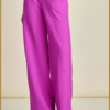 POM - PANTS - Wide Leg Cactus Pink roze -POM240016