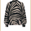 STUDIO ANNELOES -Izza zebra crepe top orgineel -STU240322