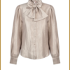 AAIKO veronne tie shimm-sandy stone-AAI240023