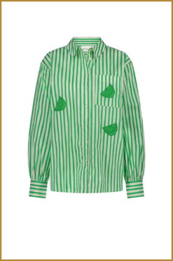 Alternative view of Fabienne Chapot-Alex blouse-Groen-FAB250008