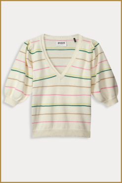 Alternative view of POM- triped muliti sp9120- beige