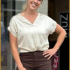 INUZ- Shirt Esmee beige-INU250194