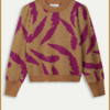 POM - PULLOVER - Feathers Sparkle multi -POM240017
