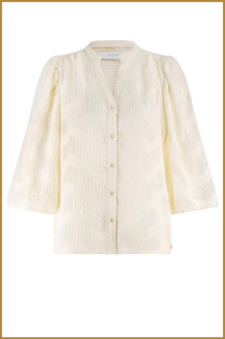 Alternative view of Nukus-Rosie blouse off white-NUK250110