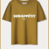 POM- TSHIRT - Bon Appétit bruin-POM250076