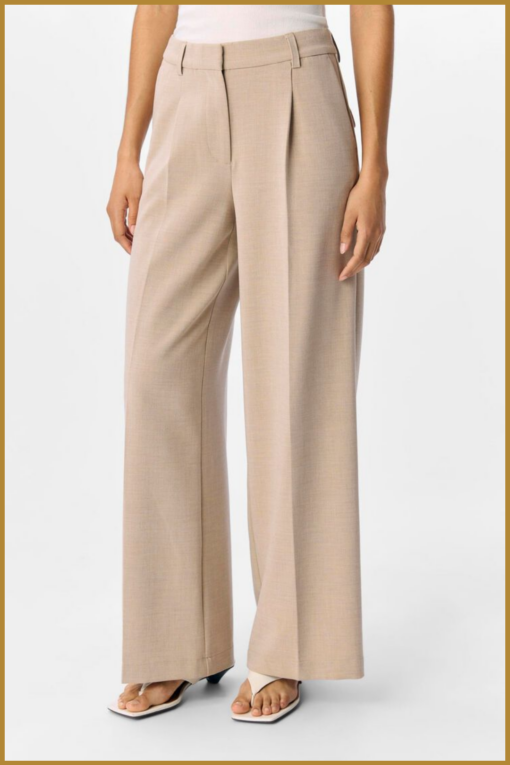 OBJECT- OBJIVY WIDE PANT NOOS bruin-OBJ2500