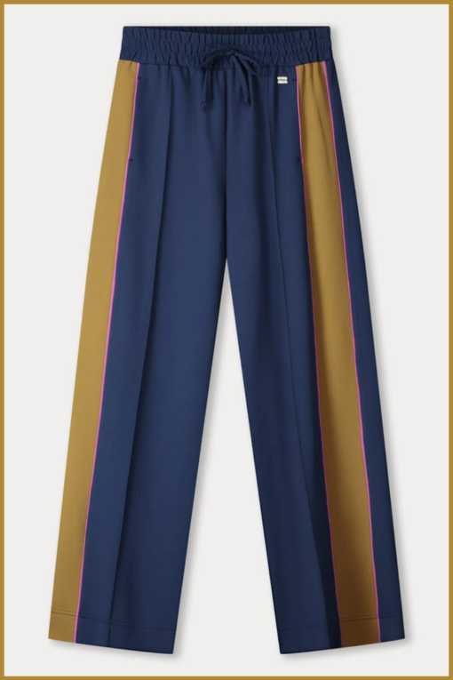 POM- PANTS - Colourblock Nightfall Blue-POM25080 - Afbeelding 2