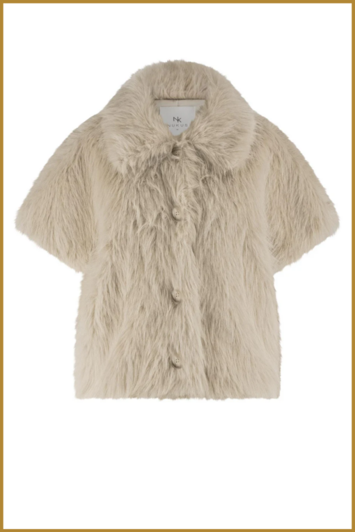 Nukus-Loua gilet sand-NUK250117 - Afbeelding 2