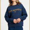 POM- SWEATER - Bon Appétit blue-POM250081