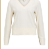 OBJECT- OBJLUNA L/S RE V-NECK KNIT DIV sand-OBJ250044