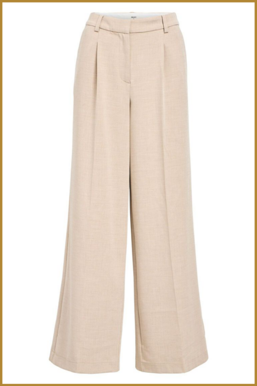 OBJECT- OBJIVY WIDE PANT NOOS bruin-OBJ2500 - Afbeelding 2