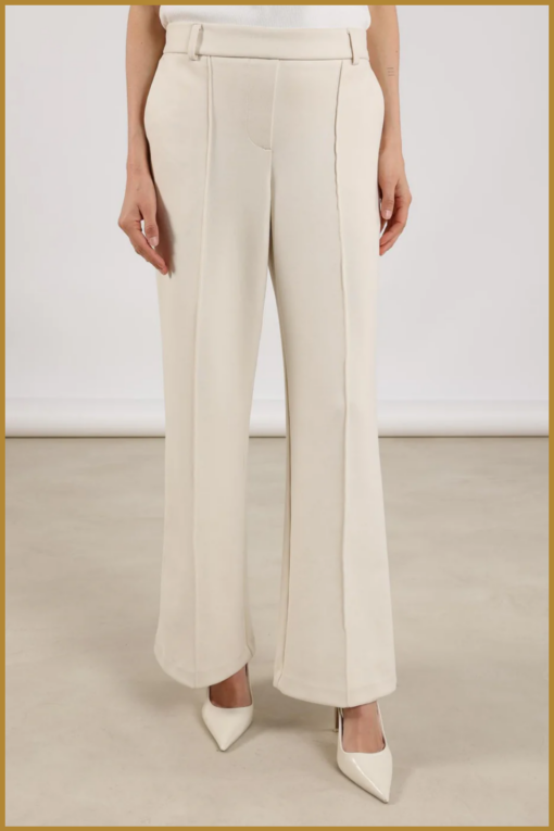 Nukus-Jill pants scuba off white-NUK250151