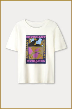 Alternative view of POM -TSHIRT - Croissant Romance wit-POM250077
