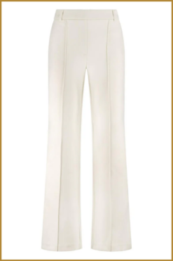Alternative view of Nukus-Jill pants scuba off white-NUK250151