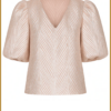 Nukus-mirthe top shiny gold-NUK250103