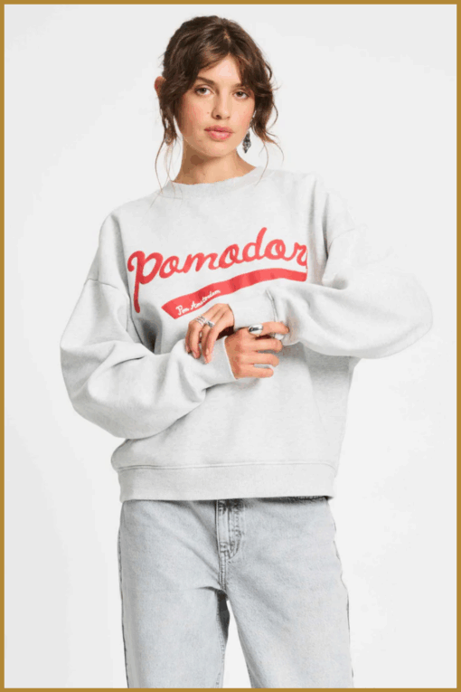 POM-  SWEATER - Pomodori Grey (SP9309)-POM250092