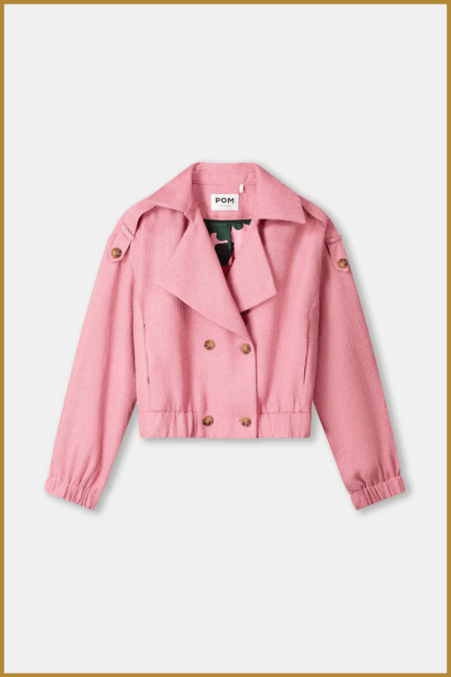 POM-  JACKET - Bouclé Sweet Pink (SP9324-POM250097 - Afbeelding 2