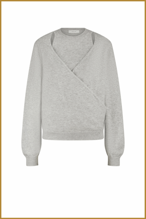 Nukus-Fifi pullover grey-NUK250143