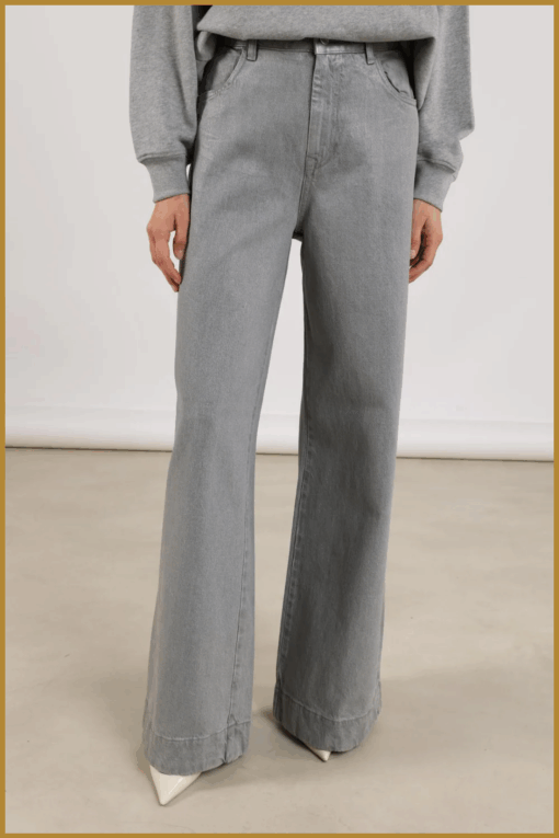 Nukus-Abby pants denim grey denim-NUK250148