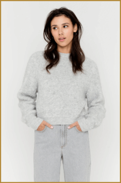 MSCW pullover Nero light grey
