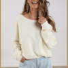 Nukus-Mathilde pullover soft off white-NUK250142