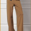 Studio Anneloes Lexie bonded trousers caramel – dames broek in travelstof