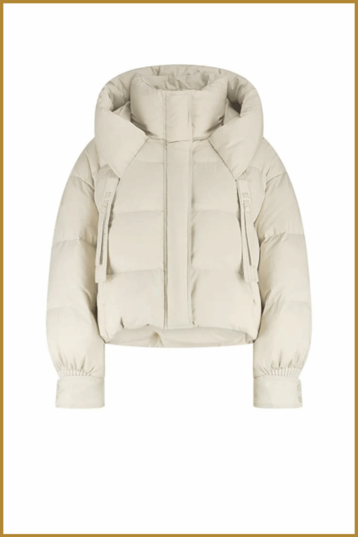 Nukus-Emilia jacket sand-NUK250154 - Afbeelding 2