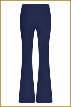 Alternative view of STUDIO ANNELOES-  Flair bonded trousers ink blue-STU250069