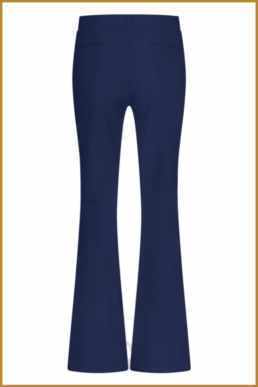 STUDIO ANNELOES-  Flair bonded trousers ink blue-STU250069 - Afbeelding 2