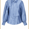 AAIKO- VERONNE TIE SHIMM RAYblauw-AAI250056