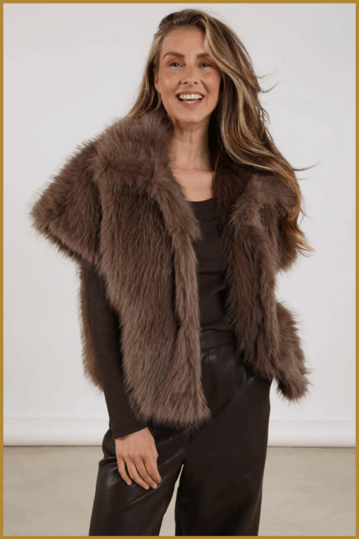 Nukus-Loua gilet fango-NUK250133