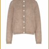 STUDIO ANNELOES- Bibi mohair cardigan latte-STU250075