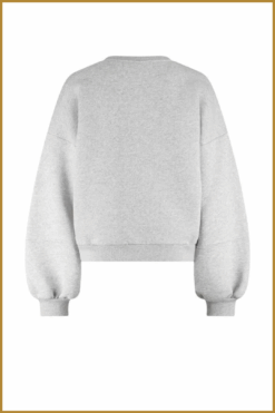 Alternative view of Nukus-Muse pullover grey melange-NUK250141