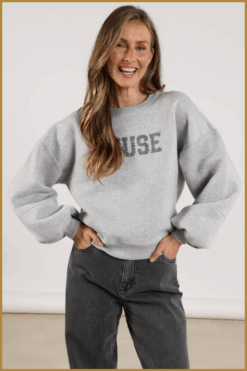 Nukus Pullover Muse Grey melange