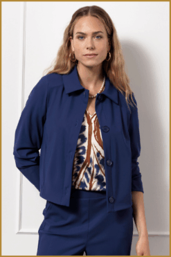 Studio Anneloes Jacket Hilly Ink blue