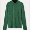 POM- TURTLENECK - Glitter Pine Green -POM250086