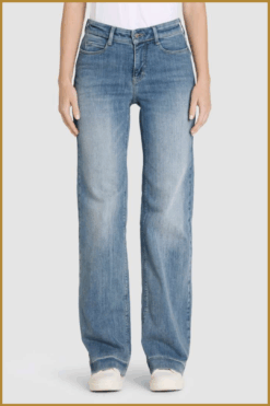 MAC broek Dream wide auth sky blauw