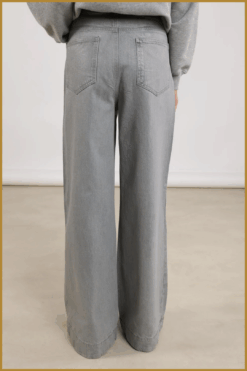 Alternative view of Nukus-Abby pants denim grey denim-NUK250148